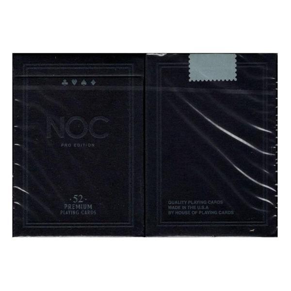 USPCC Bicycle NOC Pro Jet Black Marked Premium Oyun Kağıdı Kartı iskambil Kartları Destesi - Image 1