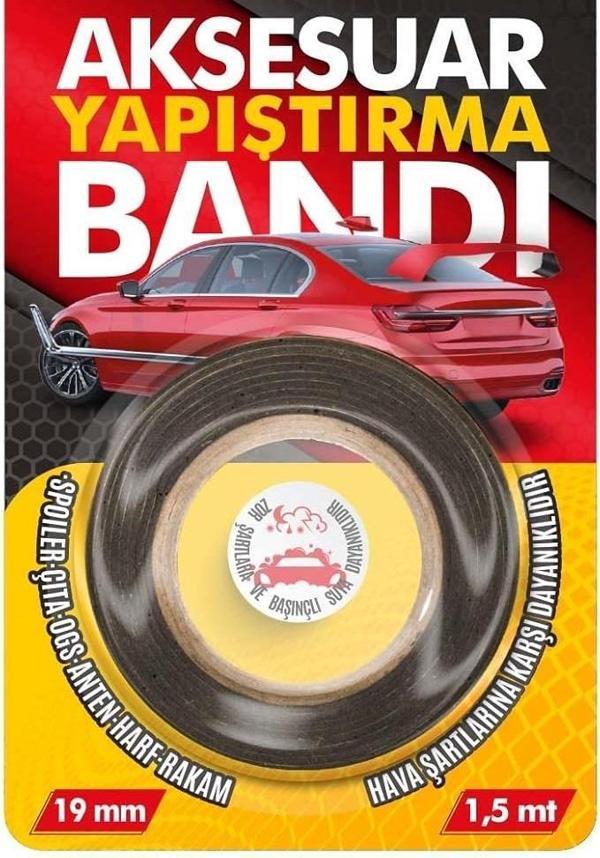 Oto Aksesuar Yapıştırma Bandı 12x12mm 48'Li - Image 1