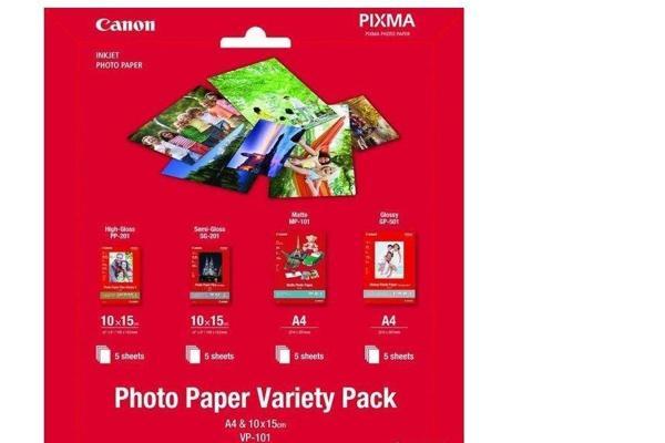 CANON IJ PHOTO PAPER VP-101 A4 10X15 FOTO KAĞIDI 0775B079AA 2.Lİ - Image 1