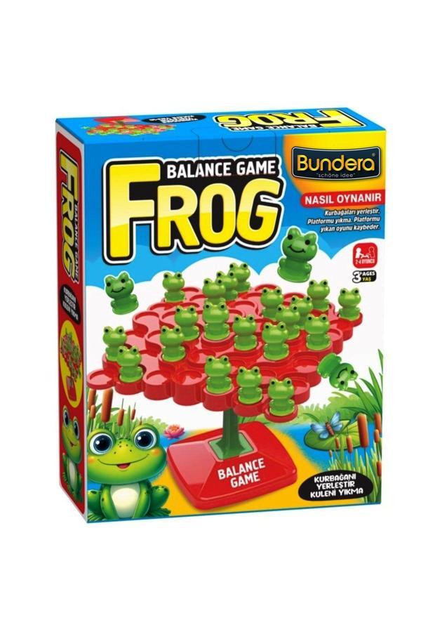 Bundera Frog Balance Kurbağa Denge Ebeveyn Çocuk Etkileşimi Oyunu Eğitici Oyuncak Kurbağa Ağacı Denge Oyunu - Image 1
