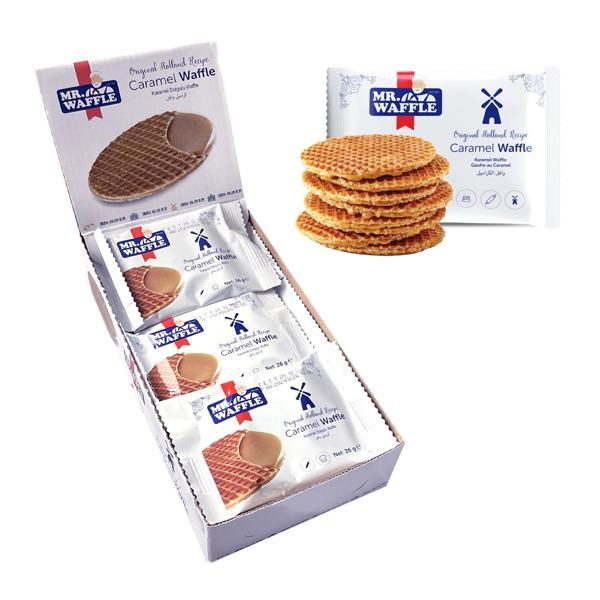 Mr.Waffle Caramel Waffle 26 Gr 18 Li Kutu  - Image 1