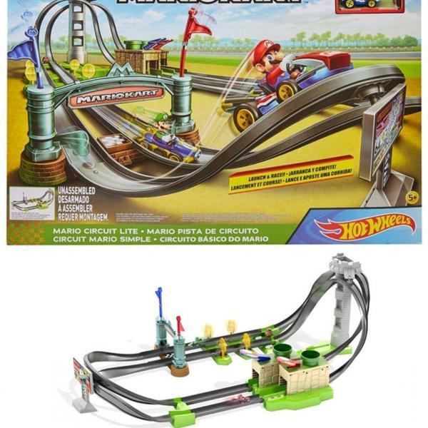Hot Wheels Mario Kart Çılgın Dönüş Parkuru Yarış Seti- Mavi Su Dünyası - Image 1