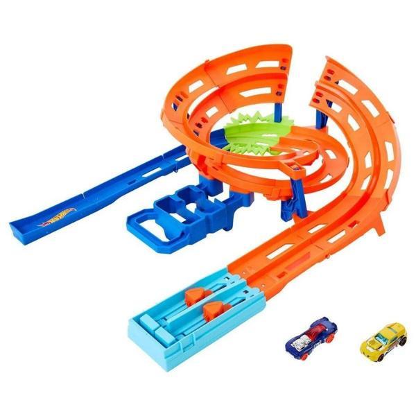Hot Wheels İkili Yarış ve Akrobasi Pisti - Mavi Su Dünyası - Image 1