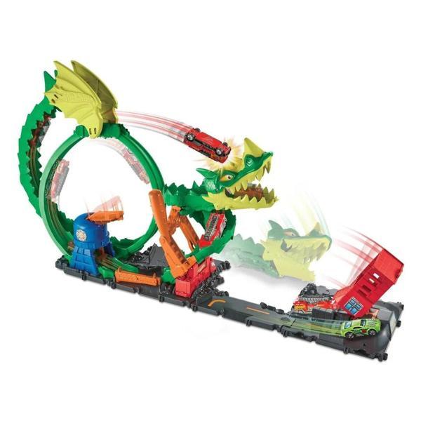 Hot Wheels Ejderha ile Mücadele Pisti - Mavi Su Dünyası - Image 1