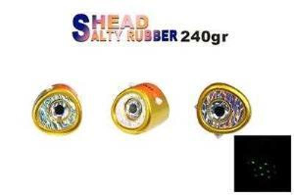 Fujin Salty Rubber Head 240gr Kafa 10 Orange Glow Gold - Image 1