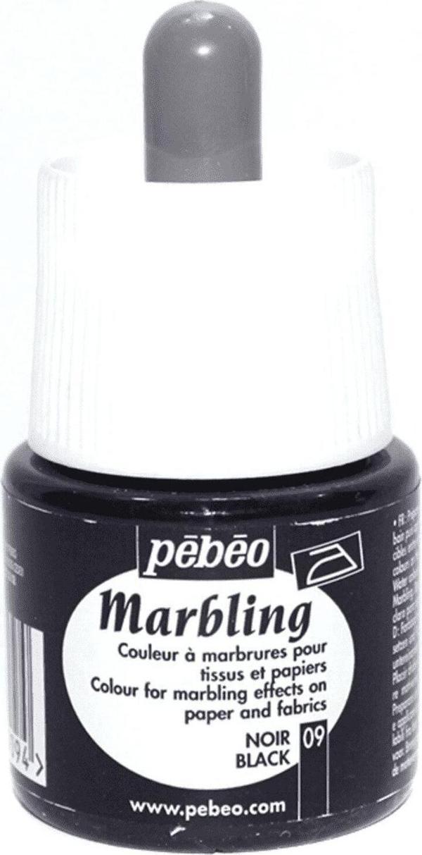 Pebeo Ebru Boyası Marbling 45 ML Black - Image 1