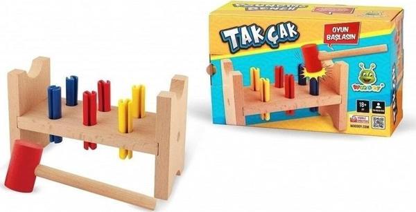 Karsan Oyuncak Ahşap Oyuncak Tak Çak - Image 1
