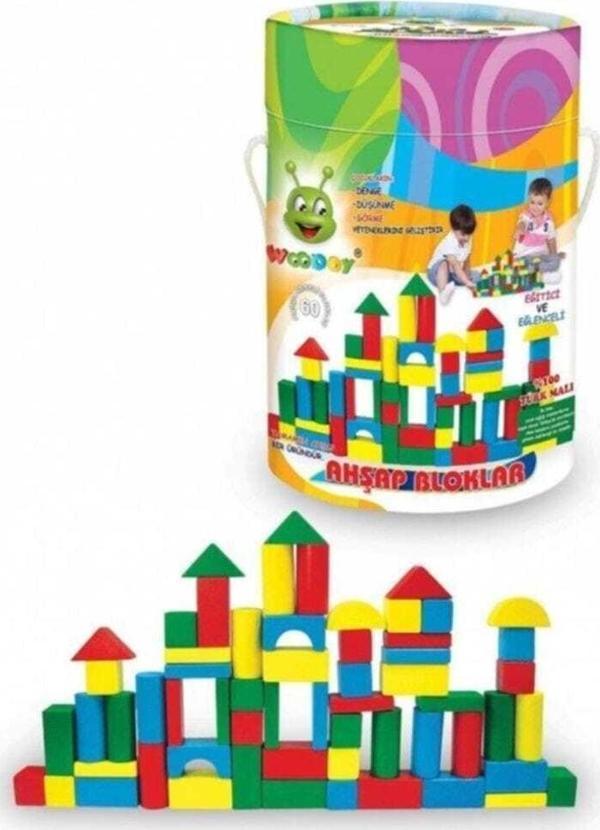 Karsan Oyuncak Woody 60 Parça Küçük Bloklar - Image 1
