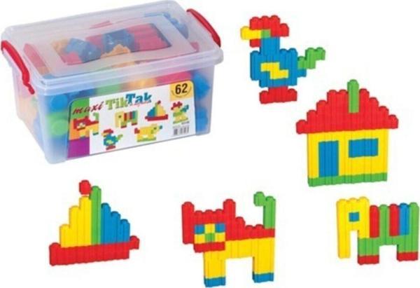 Dede Oyuncak Maxi Tiktak Küçük Box 62 Parça - Image 1