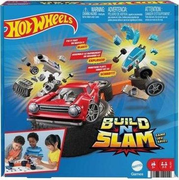 Mattel Hot Wheels Build N Slam Kutu Oyunu HLX91 - Image 1