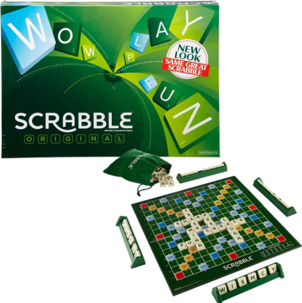 Mattel Games Scrabble Original İngilizce Y9592 - Image 1
