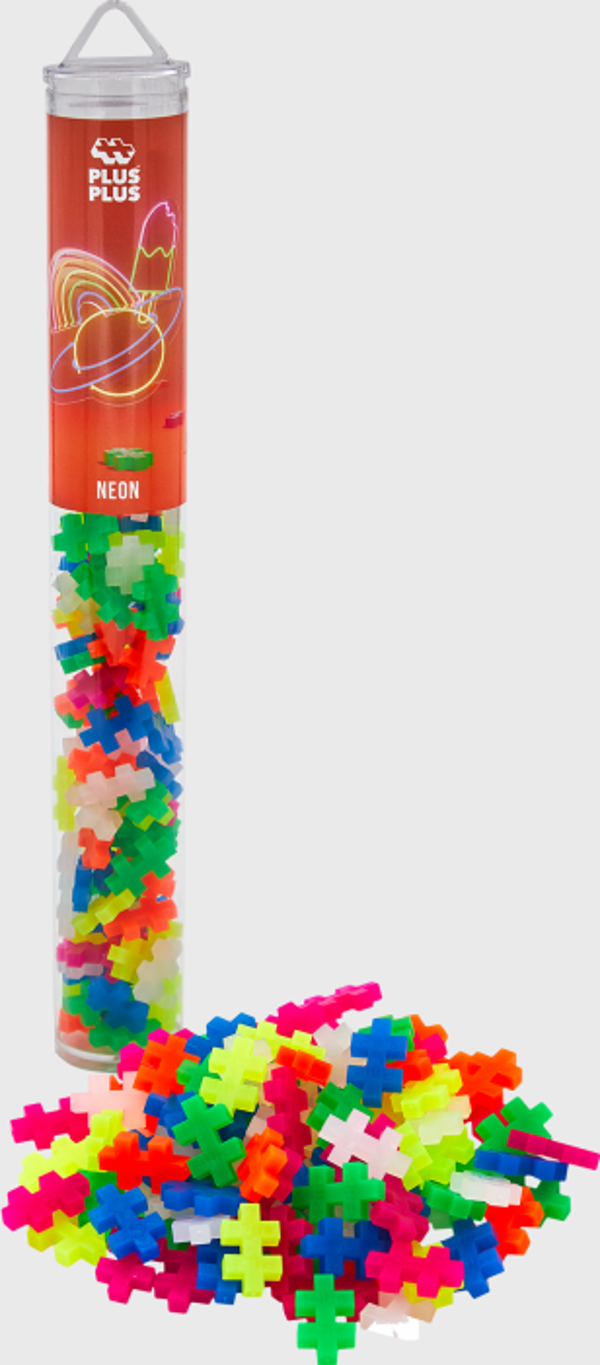 Plus Plus Neon Mix 100 Tube - Image 1