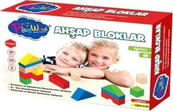 Onyıl Oyuncak Playwood Eğitici Ahşap Bloklar 29 Parça - Image 1