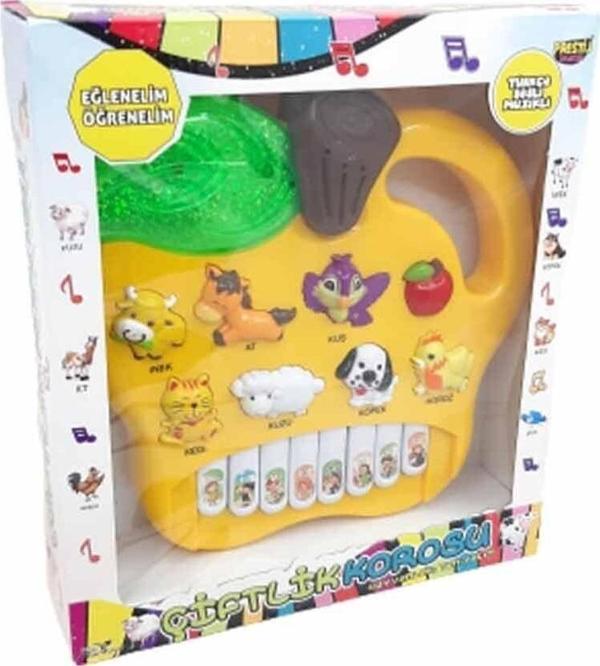 Prestij Oyuncak Kutulu Hayvanlı Pilli Elmalı Piano - Image 1