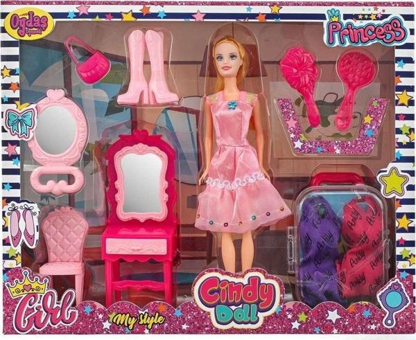 Oydaş Oyuncak Cindy Doll Bavullu Makyaj Masalı Bebek - Image 1
