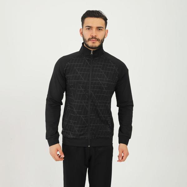 Joma Erkek Günlük Sweatshirt Sweat Full Zip Dark 4231306 - Image 1