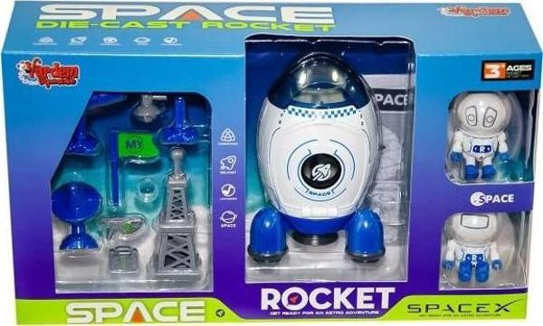 Vardem Oyuncak Işıklı ve Müzikli Uzay Roketi Seti - Image 1