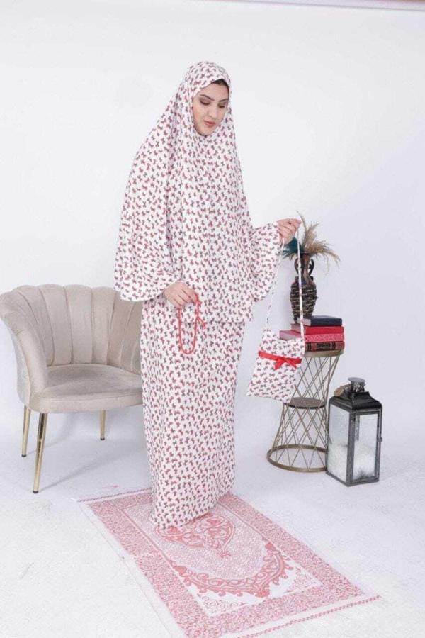 Bav Butik Ayvitrin Anne Kız Tesettür Alt Üst Tam Takım - Image 1