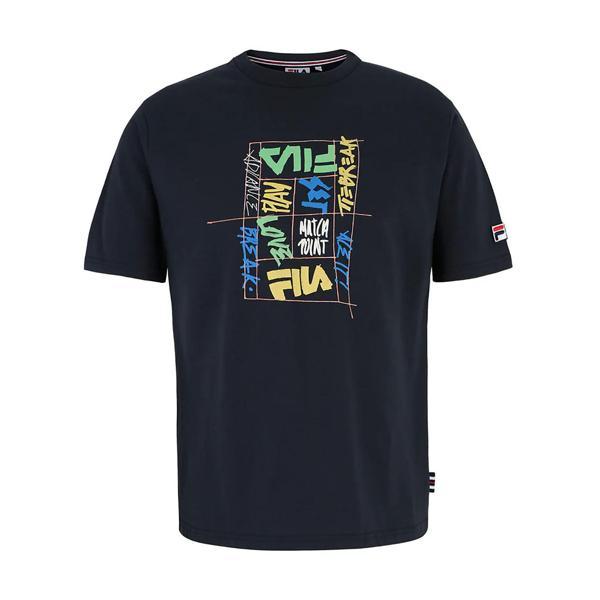 Fila T-Shirt Tennis Wording Graphic TU411112 - Image 1