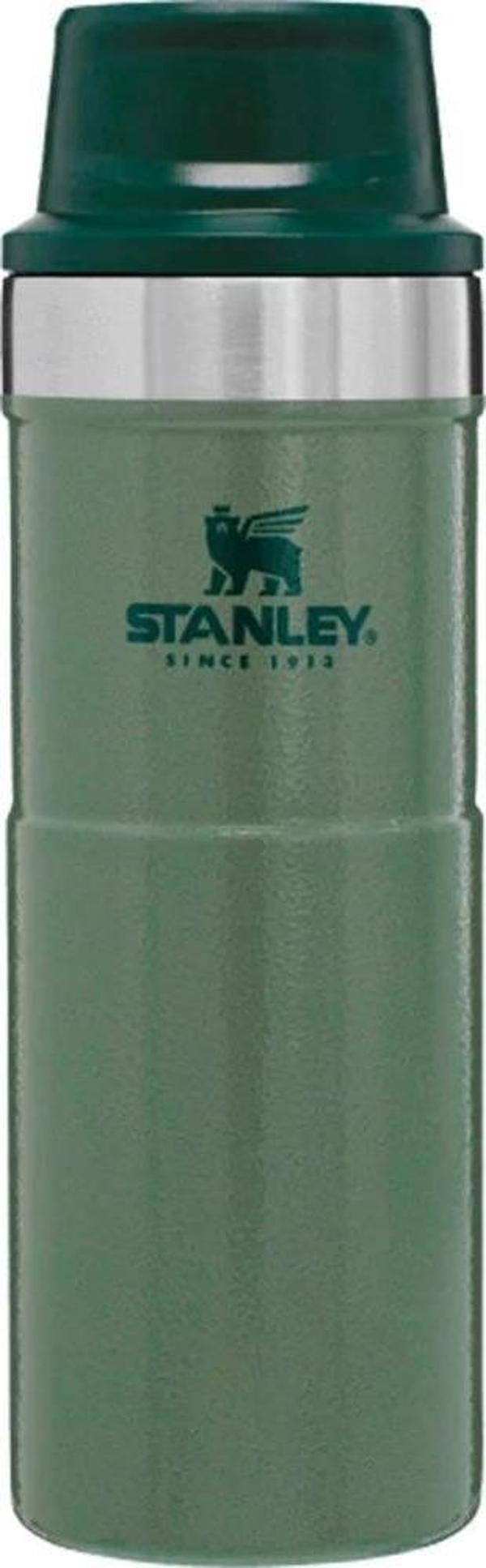 Stanley 10-06439-030 Klasik Trigger Action 0,47 Litre Çelik Termos Bardak - Yeşil - Image 1