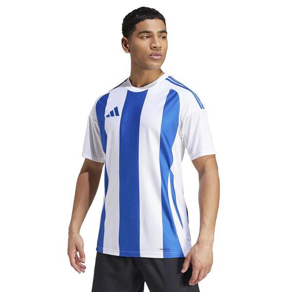 Adidas Erkek Futbol T-shirt Striped 24 Jsy Iw2144 - Image 1