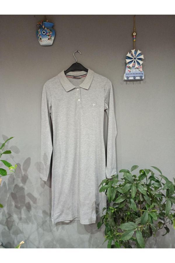 Bav Butik Ayvitrin Kadın Kısa Kalem Elbise Lakos Yaka - Image 1