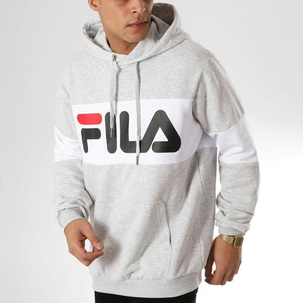 Fila Erkek Kapşonlu Sweatshirt Night Blocked 687001 - Image 1