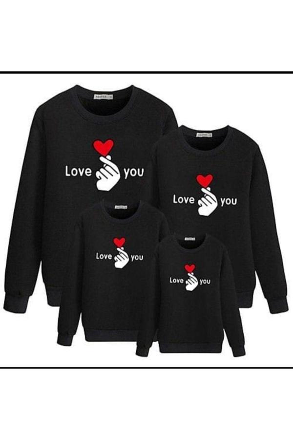 Butik Ayvitrin Aile Sweatshirt Baskılı İki İplik - Image 1