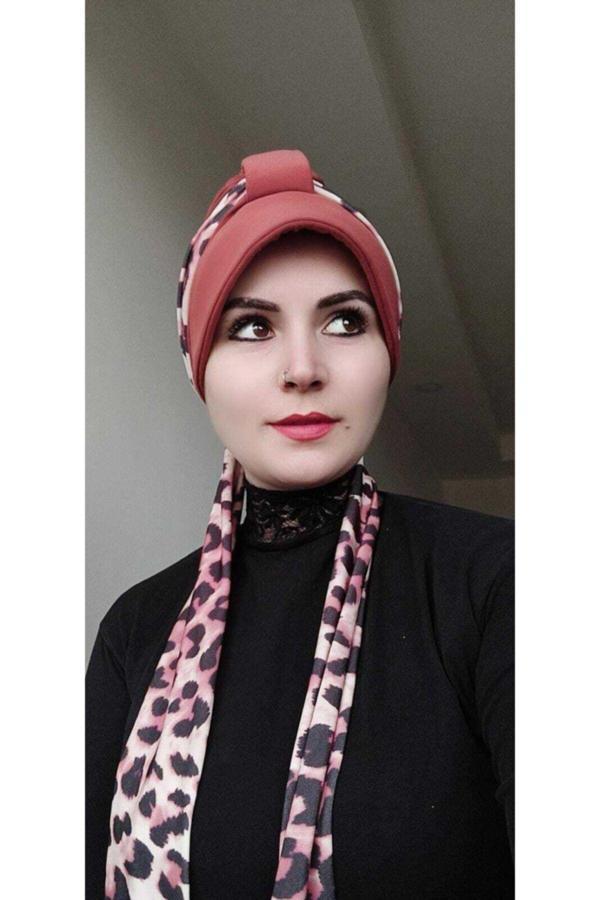 Bav Butik Ayvitrin Leoapar Atkılı Bone Kiremit - Image 1