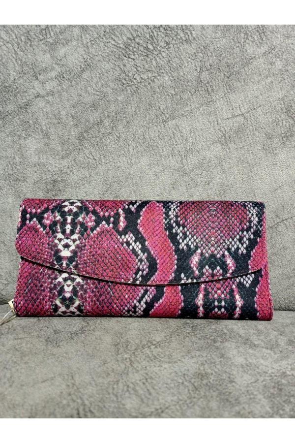 Bav Butik Ayvitrin Kadın Cüzdan Leopar Vişne - Image 1