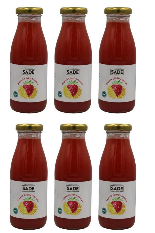 Organik Çilekli Limonata 250 ml. 6'lı Paket - Image 1