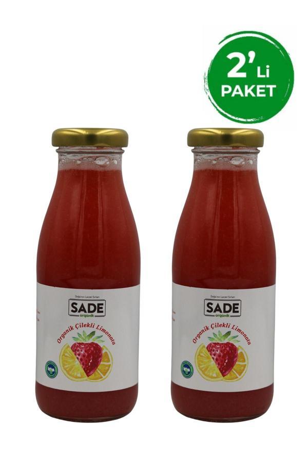 Organik Çilekli Limonata 250 ml. 2'li Paket - Image 1