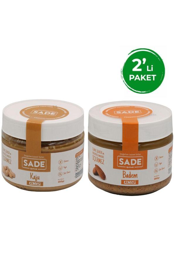 %100 Kaju Ezmesi - %100 Badem Ezmesi 2'li Paket - Image 1