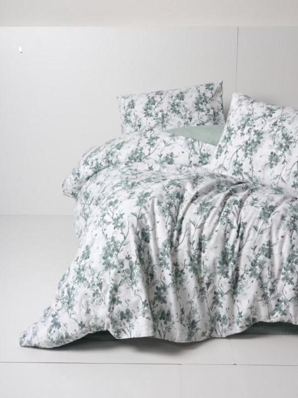 Cotton Box Flanel Nevresim Takımı Çift Kişilik Casey Petrol - Image 1