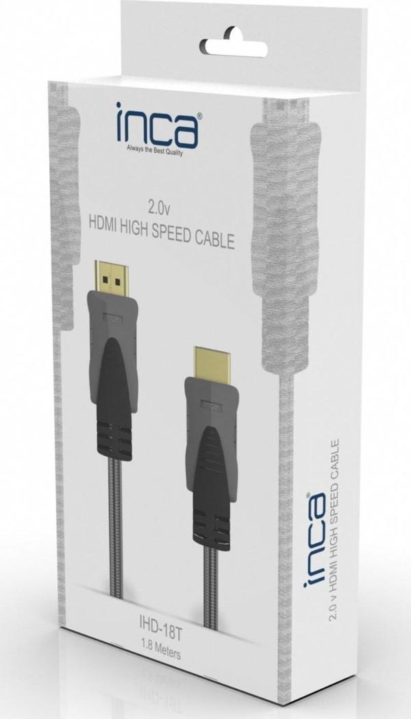 Inca IHD-18T 2.0V 1.8 Metre Hdmi to Hdmi Kablo - Image 1