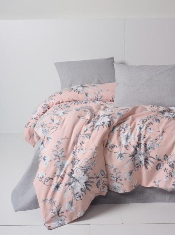 Cotton Box Flanel Nevresim Takımı Çift Kişilik Petit Pudra - Image 1