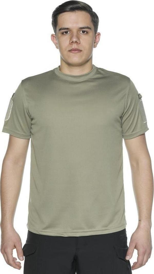 Single Sword Yakasız Kısa Kol Tactical T-Shirt - Tişört - Image 1
