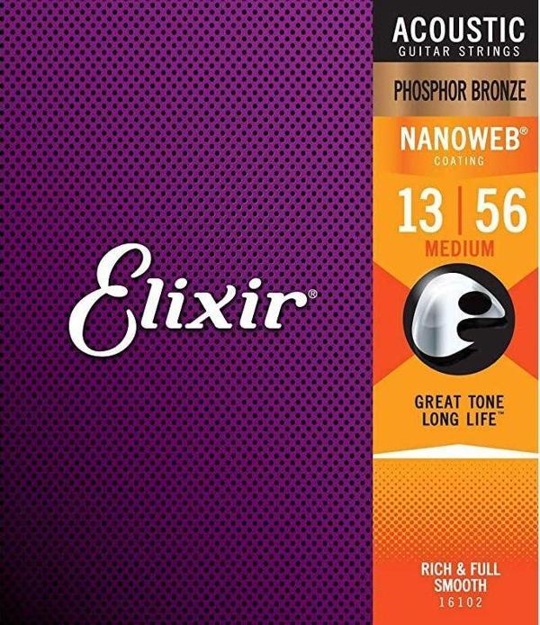 Elixir 013-056 Fosfor Bronz Akustik Gitar Teli (16102) - Image 1