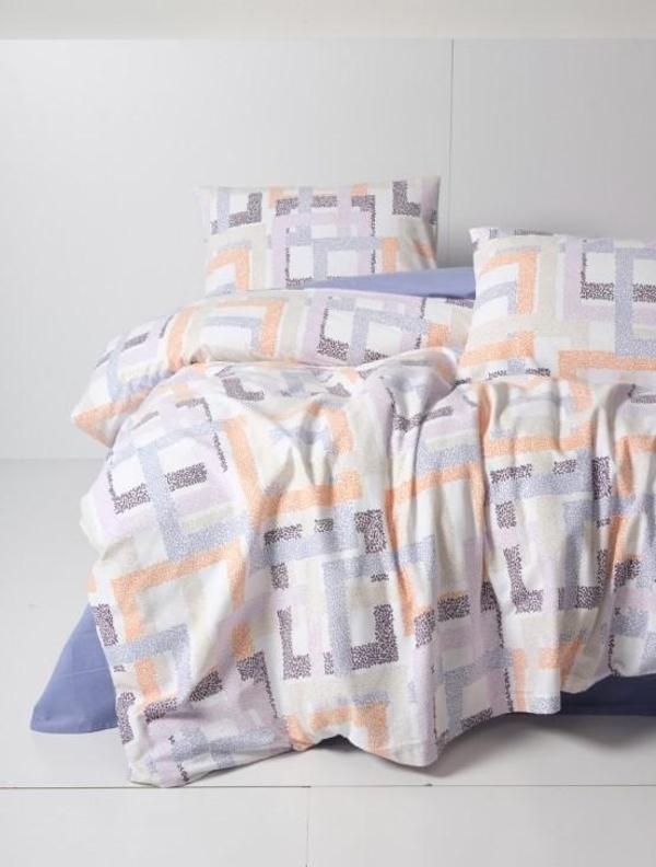 Cotton Box Flanel Nevresim Takımı Çift Kişilik Hayden Lila - Image 1