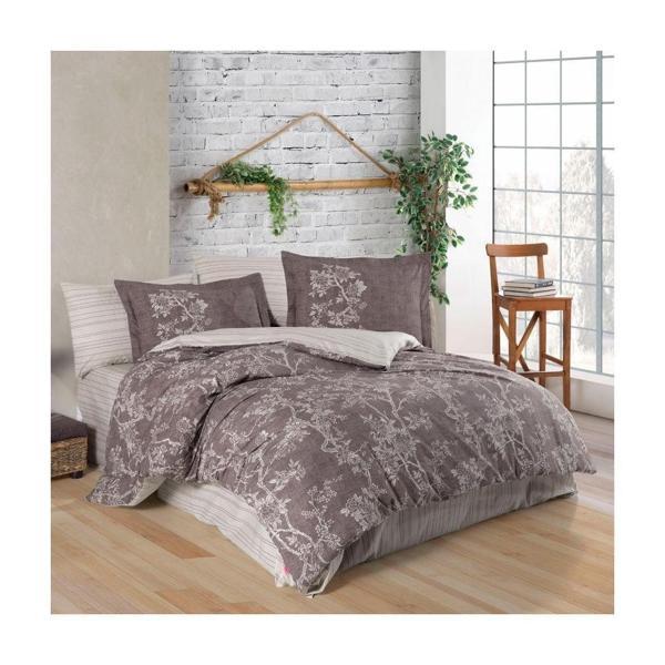Hobby Çift Kişilik Poplin Nevresim Takımı Dream Kahve - Image 1