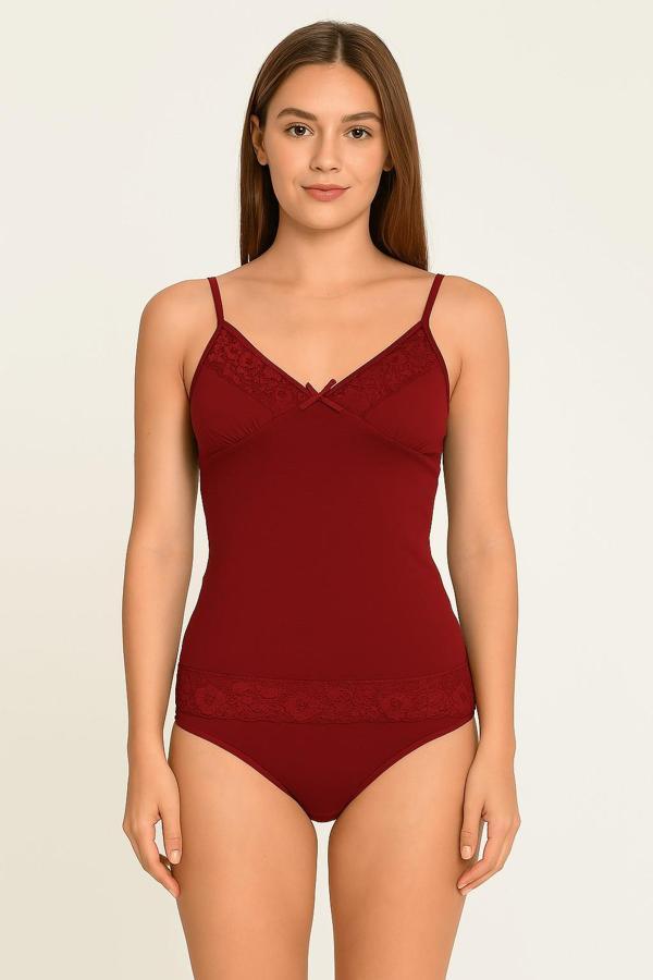 Kadın Desenli Penye Çamaşır Takımı - Image 1