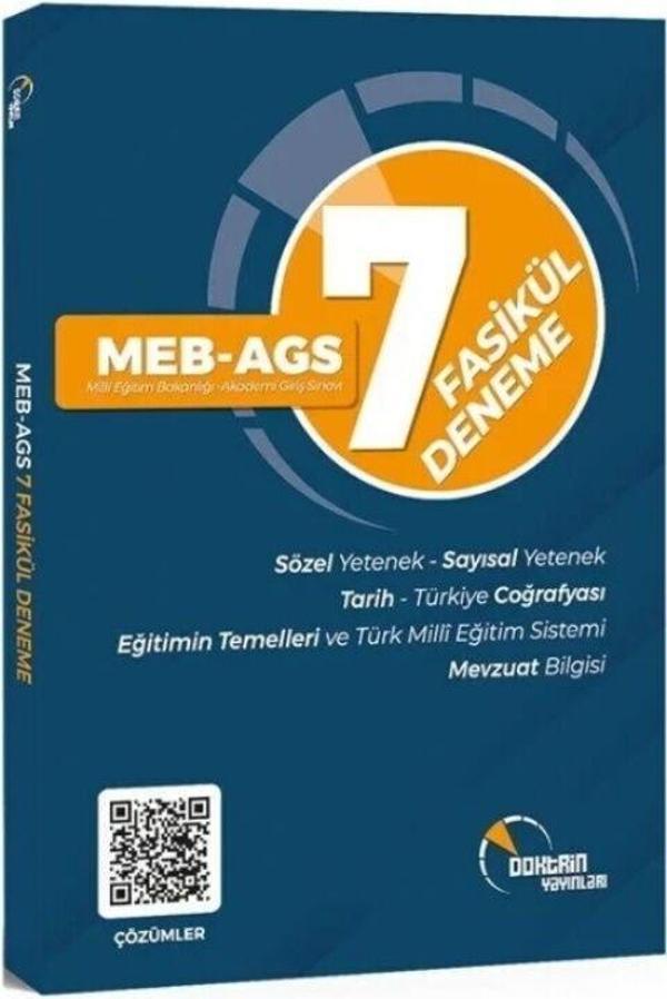 MEB AGS Tüm Dersler 7 Deneme Doktrin Yayınları - Doktrin Yayınları - Image 1