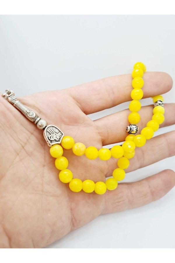 Sertifikalı Akik Doğal Taş Tesbih - Image 1