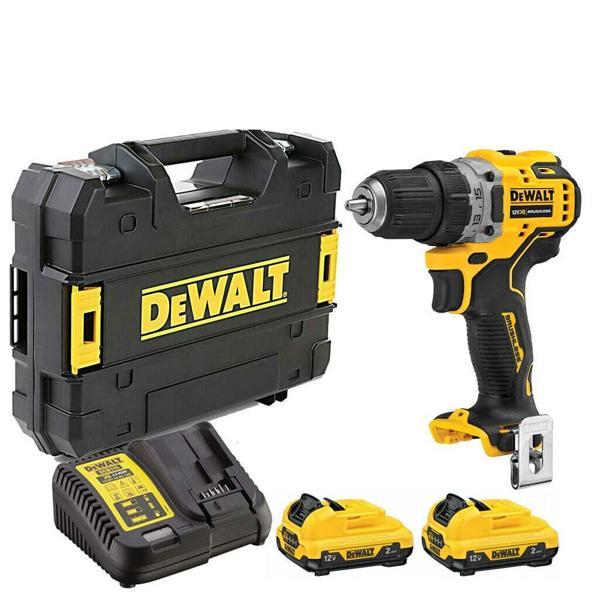 Dewalt DCD701D2 Kömürsüz Kompakt Matkap 12 Volt 2.0Ah 57.5 Nm Tork - Image 1