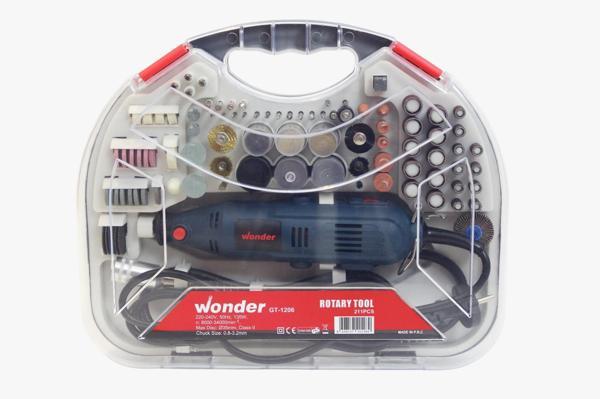 Wonder GT-1206  Gravür Taşlama 211 Parça Set 135W - Image 1