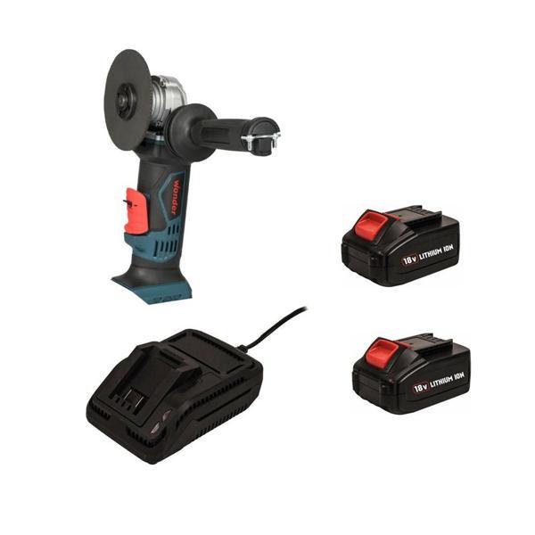 Wonder JD597218 Li-ion Şarjlı Avuç Taşlama Makinesi Seti 18 Volt 4.0Ah 115mm - Image 1