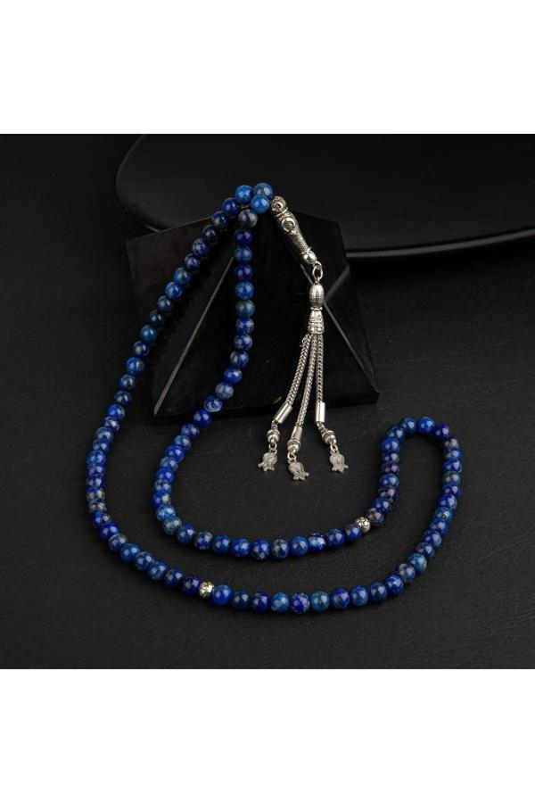Sertifikalı Lapis Lazuli Doğal Taş Tesbih 99luk 6mm - Image 1