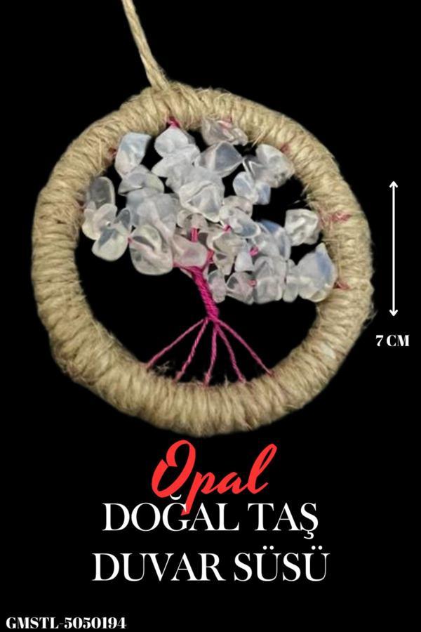 Sertifikalı Opal Doğal Taş El Yapımı Duvar Süsü & Araba Süsü & Kapı Süsü - Image 1