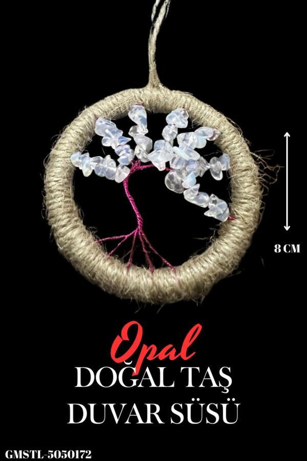 Sertifikalı Opal Doğal Taş El Yapımı Duvar Süsü & Araba Süsü & Kapı Süsü - Image 1