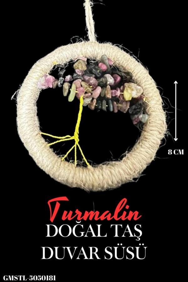 Sertifikalı Turmalin Doğal Taş El Yapımı Duvar Süsü & Araba Süsü & Kapı Süsü - Image 1